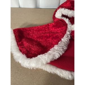 Christmas Toddler Capelet With Hood•Santa Character Button Closure•Size:18M-24M